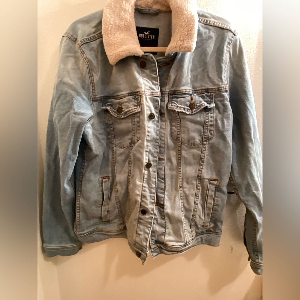 Hollister Denim Mens Jacket Size Large